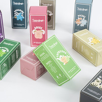 Boîtes en carton imprimées avec logo personnalisé, emballages en papier pliables pour cosmétiques, cadeaux et petits produits