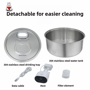 Populaire <span class=keywords><strong>8L</strong></span> Rechargeable Automatique Chat Distributeur D'eau Fonctionnement Intelligent Produits Pour Animaux De Compagnie Sans Fil Chat <span class=keywords><strong>Fontaine</strong></span> <span class=keywords><strong>À</strong></span> Boire Charge - Product Image 6