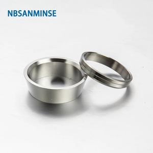 NBSANMINSE Accesorios de Tubería de Acero Inoxidable 316L, Anillo de Retención Frontal Tipo Sección Redonda, Acabado 2B - Product Image 1