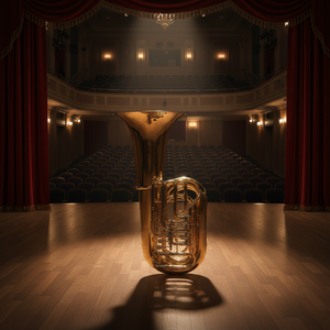 <span class=keywords><strong>Tuba</strong></span> 4/4 Bb à 4 valves en cupronickel, laque dorée, <span class=keywords><strong>avec</strong></span> étui (TU-MR4438G-SYY) - Product Image 2