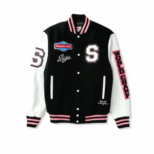 เสื้อแจ็กเก็ตทีมผู้ชายแบบสั่งทำคุณภาพระดับพรีเมี่ยมสำหรับผิวจระเข้แจ็กเก็ตสำหรับผู้ชายเสื้อแจ็กเก็ตแบบปักลายหลากหลาย - Product Image 1