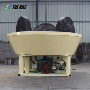 מצרים פופולרי שלושה גלגל הלבשה 1100 מחבת רטובה טחנת או זהב שחיקה מכונה שלושה רולים רטוב פאן טחנת - Product Image 1