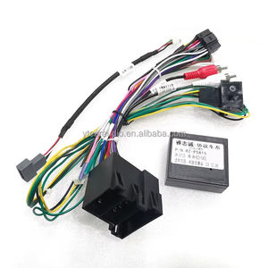 1 पीसी 16-पिन कैंबस प्यूज़ो 308 307 सिट्रोन C-QUATRE कार एंड्रॉइड स्टीरियो वायरिंग ऑडियो और वीडियो इंस्टॉलेशन वायर एडाप्टर - Product Image 4