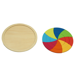 CH009 Cầu Vồng Khối Chất Liệu Montessori Đồ Chơi Bằng Gỗ Montessori Giáo Dục Thiết Bị Khối - Product Image 4