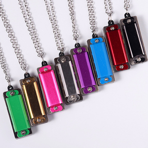Instrument de musique chinois pas cher <span class=keywords><strong>prix</strong></span> 4 Trous Mini Harmonica jouet collier porte-clés harmonica - Product Image 2