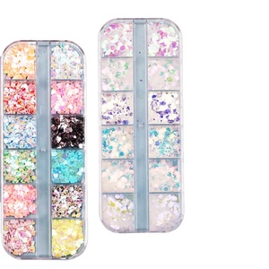 3D Ins Internet Celebrity Nail Art Brillant Sept Couleurs Papillon Paillettes Fantaisie Fée DIY Décorations 3D Nail Art Décorations - Product Image 1