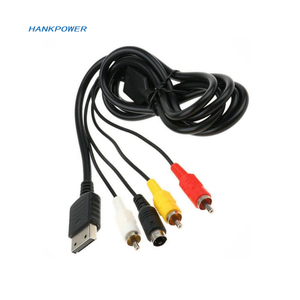 Câble S-AV S-Terminal de 1,8 m pour <span class=keywords><strong>SEGA</strong></span> DreamCast DC HDTV, câble S-Video, câble audio-vidéo S-Terminal 3 RCA - Product Image 1