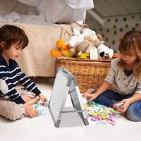 Tableau blanc magnétique pliable Double face pour Table, pour effaceur sèche, portatif, avec support