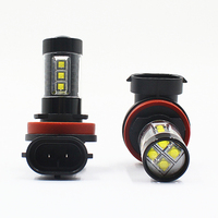 CAR-REFINE Date 1:1 Halogène Taille Ventilateur Type 80W H7 H18 H11 9005 9006 H1 880 881 Plug and Play 4000LM Voiture Sans Ventilateur Led Phare