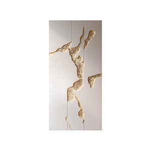 Arte de Tallado en Madera, Escultura Texturizada, Decoración del Hogar, Estilo Nórdico, Arte Moderno de Lujo <span class=keywords><strong>Minimalista</strong></span>, Decoración de Pared de Madera - Product Image 2