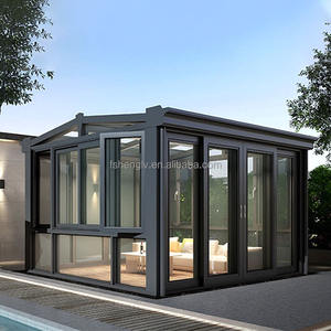Véranda mobile moderne <span class=keywords><strong>serre</strong></span> pliante autonome en verre pour maison véranda <span class=keywords><strong>d</strong></span>'hiver véranda atrium solarium jardin <span class=keywords><strong>serre</strong></span> <span class=keywords><strong>murale</strong></span> pour chambre <span class=keywords><strong>d</strong></span>'enfant - Product Image 2