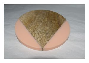 Posavasos Redondos de Madera y Resina de Lujo, Hechos a Mano, Reutilizables, para Decoración de Mesa, de ART ZONE INTERNATIONAL, Precios Bajos y Alta Calidad - Product Image 2