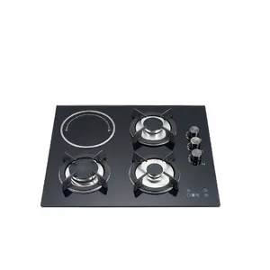 advanced technology glass gas stove 4 burner gas cooker built -in gas hob timer