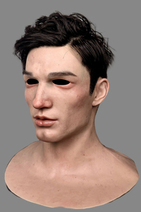 High Quality Custom Realistic Halloween Human Old Men Face Soft Celebrity Silicone Male Mask - Product Image 2