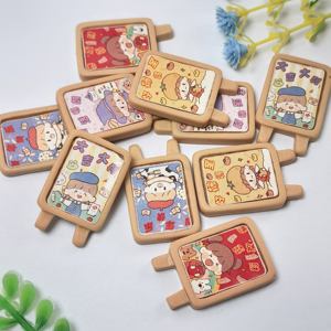 100 pièces Mini Plaques décoratives en résine à dos plat, motifs café, pour Slime, Breloques, Boucles d'oreilles, Porte-clés, Fabrication <span class=keywords><strong>de</strong></span> bijoux DIY, Petits pendentifs, Miniatures alimentaires, <span class=keywords><strong>Maison</strong></span> <span class=keywords><strong>de</strong></span> poupée - Product Image 2