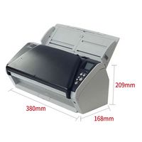 Escáner dúplex Fujitsu fi-7480 A4 de 80 ppm y 160 ipm, escáner de documentos de cama plana y ADF