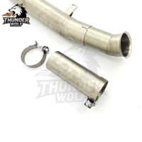 Part Ekstra Kinerja Mobil HT Performance, Pipa Tengah Tunggal Free Flow, Cocok untuk BMW G20 M340i G22 M440i B58 3.0T, Finishing Satin