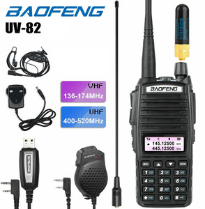 Walkie-talkie <span class=keywords><strong>BF</strong></span> <span class=keywords><strong>Uv</strong></span> <span class=keywords><strong>82</strong></span>, venta al por mayor, superventas, 5-8km, radio de radioaficionado portátil de largo alcance, Walkie Talkie Baofeng Uv82 - Product Image 2