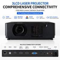 Projecteur laser triple 4K pour cinéma maison, TV intelligente Android 3D sans fil, simulateur de golf au plafond, écran de cinéma extérieur 3D