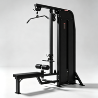 Máquina de Polea Horizontal y Remo Bajo - Equipo de Gimnasio Comercial Ajustable de Acero para Ejercicios de Espalda con Pila de Pesas de 80 kg