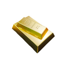 Boîte cadeau de luxe en forme de lingot d'or avec estampage à chaud pour chocolats, bonbons et emballages alimentaires de luxe