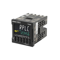 Relais temporisé H5cc-aud, Série H5cc, Montage encastré, Plage de temps de 0,001 s à 999 999 h, 1 contact 12/48 V 12 V CA, 2 fonctions, SPDT, SPST