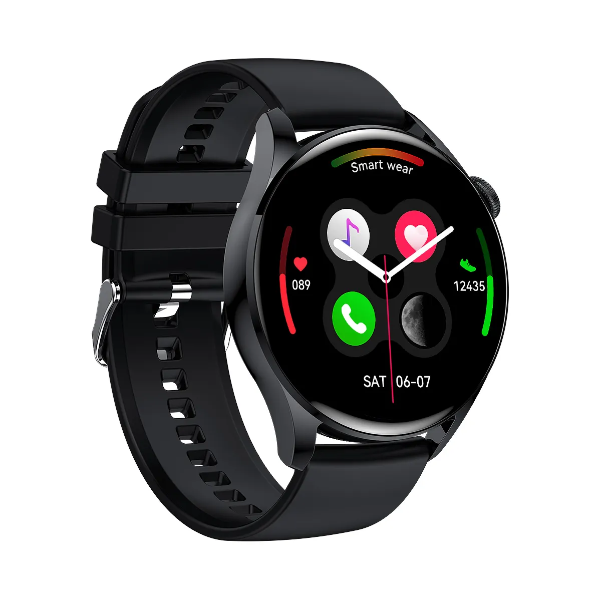 GT3 Da Fit Smart Watch Men Sport Fitness Clock Round Full Touch Heart Rate BT Call Waterproof For Huawei, Samsung, Apple etc