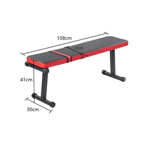 Banco Plano Ajustable Multifuncional para Entrenamiento, Equipo <span class=keywords><strong>de</strong></span> Gimnasio Comercial y para el Hogar, Banco para Mancuernas para Fisicoculturismo y Entrenamiento <span class=keywords><strong>de</strong></span> Fuerza - Product Image 6