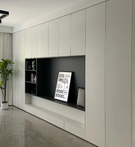 Modern Tall TV Cabinet Wall <b>Mount</b> <b>Stand</b> for TVs Stylish Furniture Solution - Product Image 3