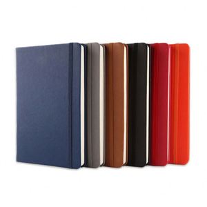 Wholesale Custom A5 <b>Notebook</b> Solid Color Leather Cover with Portable Feature Design Custom Logo for Office Use - Product Image 1