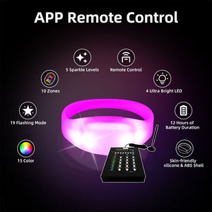 Pulsera LED Xyloband Enjoy Company Pulsera App Control Pulsera LED Coldplay Pulseras de concierto Pulseras Led para eventos - Product Image 4