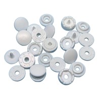Boutons à pression en plastique T3T5T8 en forme de cœur, nouveaux boutons multicolores pour masques