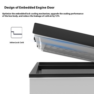 480l-chất lượng cao-30 độ thực phẩm lưu trữ nhiệt độ thấp Tủ đông nhiệt độ có thể điều chỉnh Trắng Thương mại ngang tủ đông - Product Image 6