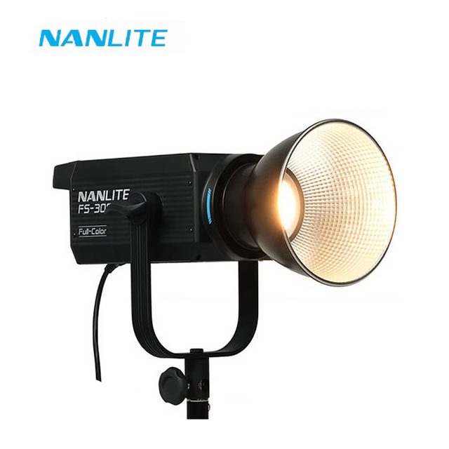 Nanlite FS-300C 300W 2700K-7500K Full-color RGBW LED 95 CRI Professional Photography Light Box for Video Studio Live Streaming