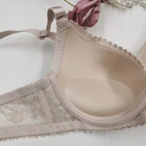Pushup Bra Gathering Underwire Lace and Bowknot Fancy Straps Ropa interior suave y transpirable para todas las estaciones Sujetador de alta calidad - Product Image 5