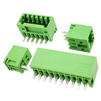 Bloc de bornes PCB enfichable pas de 2,54 mm - Connecteur à broches droites et coudées - Connecteur de terminaison à profil bas de type push-in