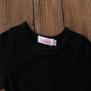 Ropa al por Mayor, Conjuntos de Ropa de Verano para Niñas, Camiseta Corta de Manga Corta con Pantalones Cortos, 2 Piezas - Product Image 2