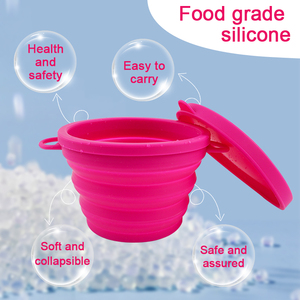 Vaso Esterilizador de Silicona <span class=keywords><strong>Plegable</strong></span> de 550 ml, Vaso <span class=keywords><strong>Menstrual</strong></span> Reutilizable y Esterilizador de Discos Menstruales - Product Image 3
