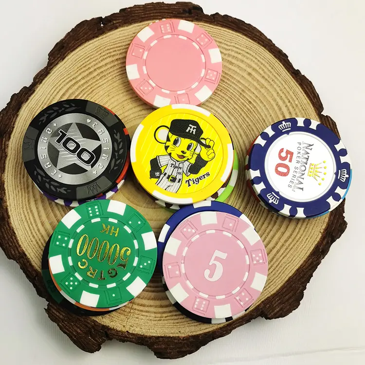 ギャンブル用の卸売プロフェッショナルカスタムセラミックポーカーチップ