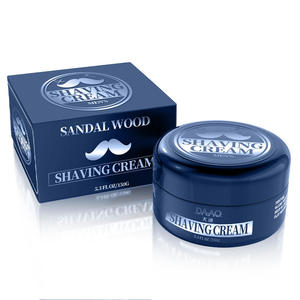 Crema de Afeitar para Hombres con Piel Sensible Enriquecida con Aloe Vera y Hamamelis para Reducir las Irritaciones del Afeitado y Cuidado de la Barba - Product Image 1