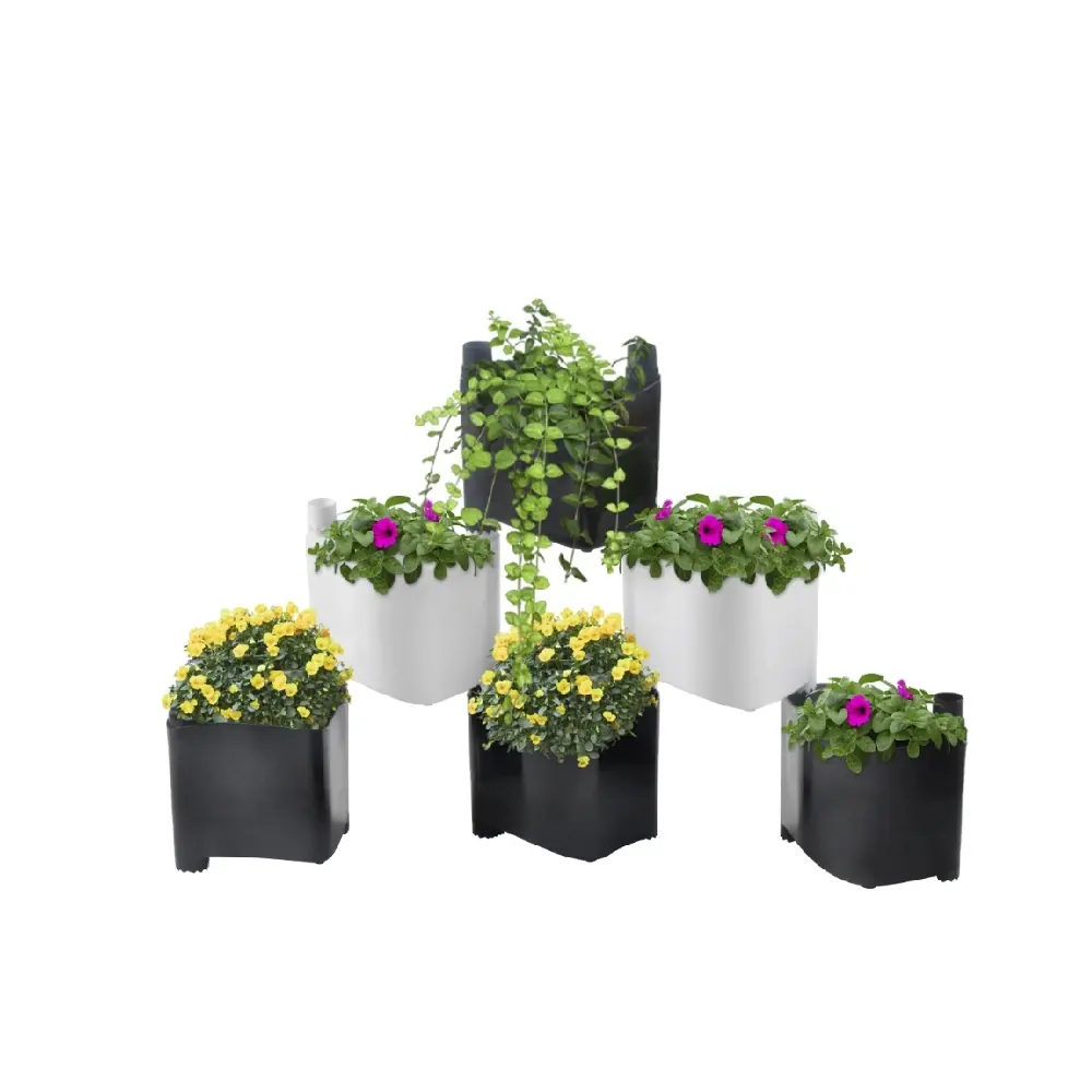 Ruishaixin — Pots de fleurs en plastique PP pour jardin, cellules en argile succulentes, Mini Bonsai de fleurs, 13128