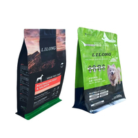 Sachet refermable personnalisé avec fermeture éclair pour l'emballage d'aliments pour animaux de compagnie (chats et chiens)