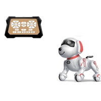 2-Farbiger Ferngesteuerter Hunde-Roboter Sprachgesteuertes Spielzeug Infrarot-Fernbedienung Programmierter Intelligenter Roboterhund