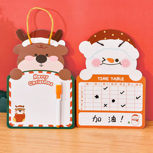 Cartone animato doppio lato cancellabile tavolo da disegno per bambini all'ingrosso educazione precoce scrittura carta Graffiti materiale - Product Image 2