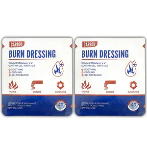 Risenmed Carbou Manufacturer Surgical Sterile Wound Dressing Basic Medical Burns Treatment Care Natural Dressing Set For Pack