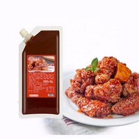 Salsa de ajo coreana picante dulce HALAL, ingredientes primarios certificados HACCP, soja y pollo envasados en bolsa o botella