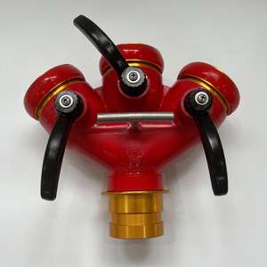 Nouveau distributeur d'eau et de feu avec 3 sorties, <span class=keywords><strong>force</strong></span> de soupape de 74,5 N, ZL104 et alliage d'aluminium 6061, nouveau style de distributeur d'eau à trois voies - Product Image 3