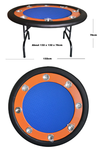 <span class=keywords><strong>Tavolo</strong></span> da Poker <span class=keywords><strong>Pieghevole</strong></span> JIAYI di Alta Qualità per 8 Giocatori, Multi-Gioco, 4 Colori, Stile Casinò - Product Image 5