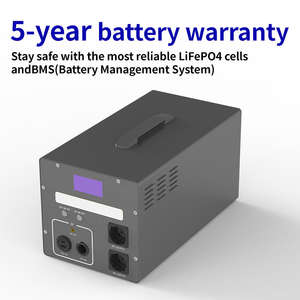 Estación de Energí<span class=keywords><strong>a</strong></span> Solar Portátil Lifepo4 con Controlador MPPT y Linterna para Campamentos, Picnics y Automóviles (Sin Reseñas <span class=keywords><strong>A</strong></span>ún) - Product Image 5