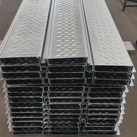 Plaque de support de plancher en acier galvanisé à haute résistance Q235 pour bâtiments modernes, formée à froid, avec motif anti-corrosion